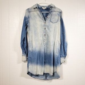 Dip Dye Chambray Dress C18